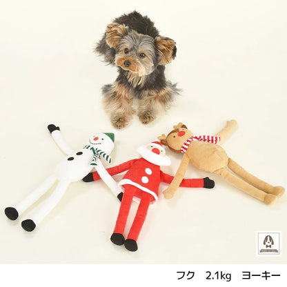 新品上架【梨花娘總代理】🐾日本品牌Solgra 沙沙作響・歡樂聖誕長手腳寵物玩偶 🎄 (3款)