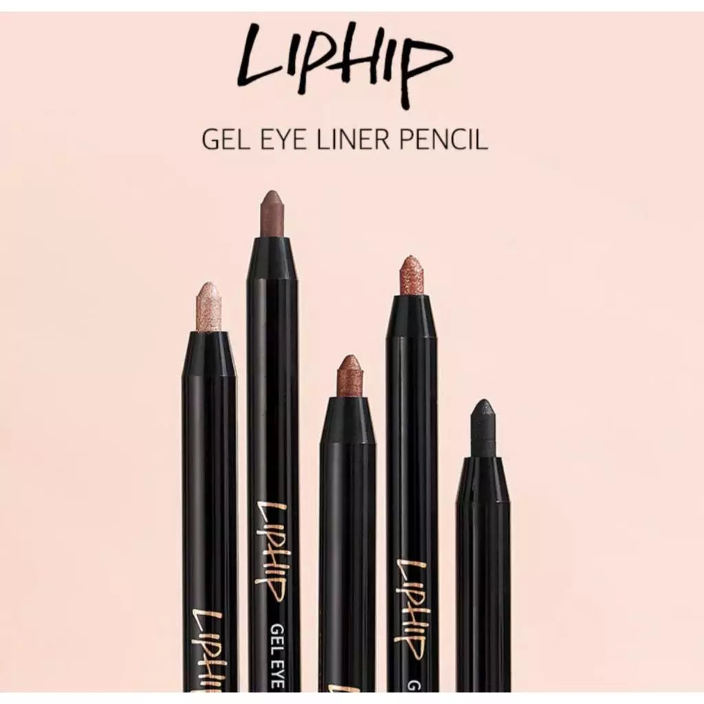 新品上架💖韓國原裝進口LIPHIP閃耀眼妝筆持久眼線膠筆防水抗油(5色)